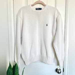 Men’s Ralph Lauren Cream Off White Sweater L